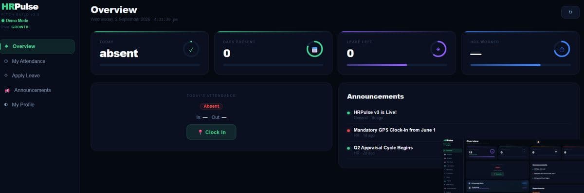 HRPulse — Employee
